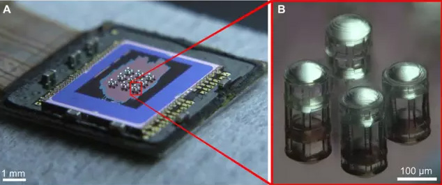 3D-printed micron-sized camera gives drones "eyesight" comparable to eagle